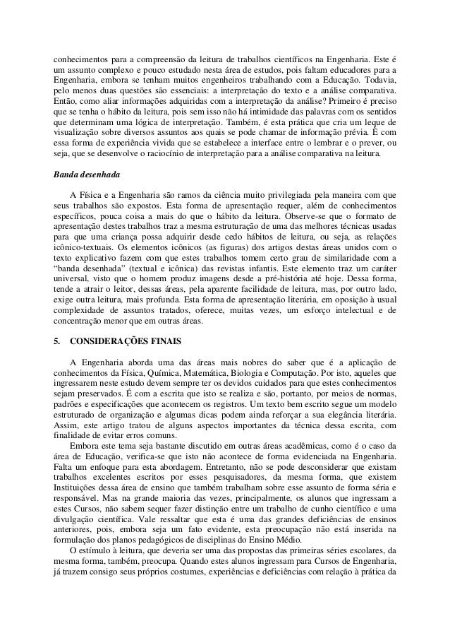 Artigo engenharia