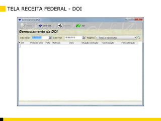TELA RECEITA FEDERAL - DOI 
 