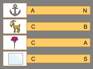 A   N

C   B

C   A

C   S
 