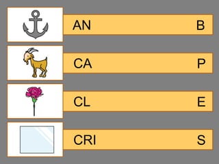 AN    B

CA    P

CL    E

CRI   S
 