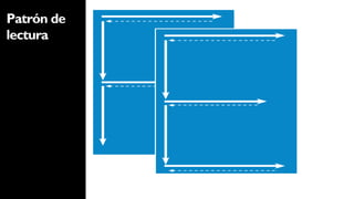 Patrón de
lectura
 