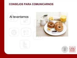 CONSEJOS PARA COMUNICARNOS



Al levantarnos
 
