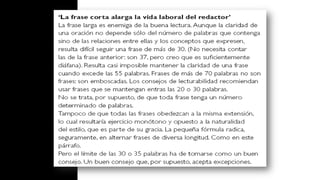 Premisa 1La lectura en la pantalla resulta un 25% más lenta que sobre el papel.