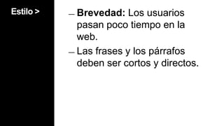 ClavesOralidadInmediatezVivacidadClaridadBrevedadConcisiónÉnfasisHipertexto