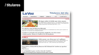 Breve manual de estiloCriterio homogéneo. Una mayúscula o un acento modifican el tag.Relevantes.  De nada sirven personajes, lugares o instituciones poco conocidas.Temas. Evitar sustantivos o adjetivos (espectacular, auto, playa) o términos que no hagan referencia a temas de cobertura periodística.Pertinentes. Si los tags no son pertinentes, distorsionará los resultados de búsqueda.