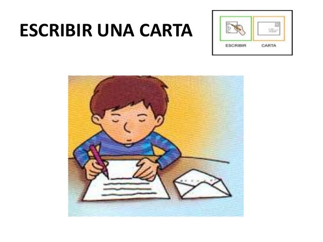 Escribir una carta Escribir una carta