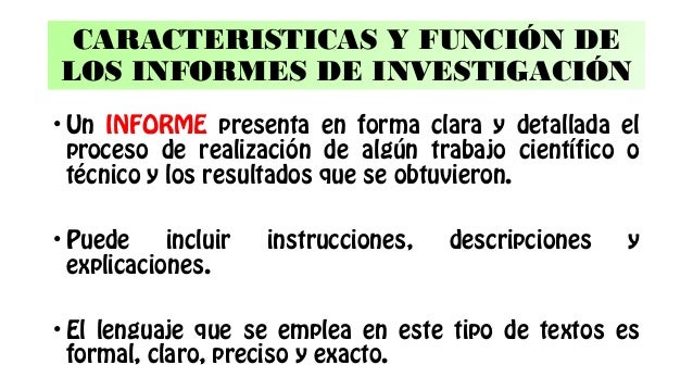 Escribir un informe de investigación científica para estudiar