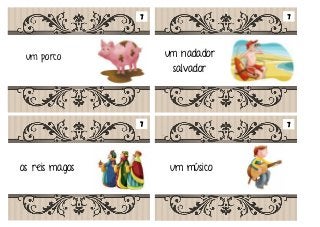 Em tempos muito remotos Era uma vez
um porco
um músicoos reis magos
um nadador
salvador
7 7
7 7
 