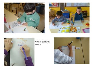 Copiar palavras  textos 