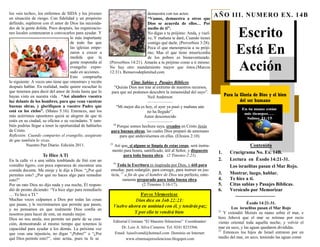 los «sin techo», los enfermos de SIDA y los jóvenes                            demuestra con tus actos.
en situación de ri...