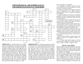 muro a su derecha y a su izquierda.
                       CRUCIGRAMA Ex. 14B. EXODO 14:21-31.                            ...