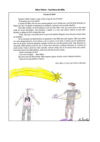 Alice Vieira – Escritora do Mês
 