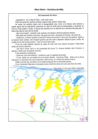 Alice Vieira – Escritora do Mês
 