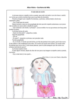 Alice Vieira – Escritora do Mês
 