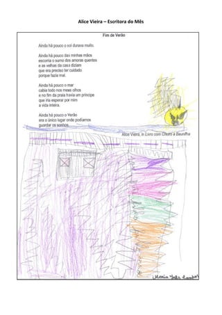 Alice Vieira – Escritora do Mês
 