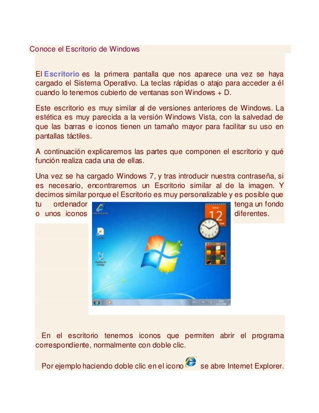 Doble escritorio windows 7