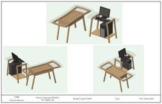 Diseño de Interiores
UNIBE Diseño y Estructura de Muebles I
Prof. Magaly Caba
Roxanne Cepeda 13-0279 Vistas 19 de Octubre 2016
 