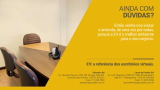 Apresentação Comercial EV - Escritório virtual