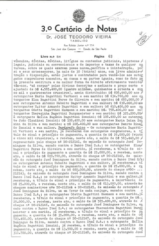 Escritura 3º Cartorio 11 1973