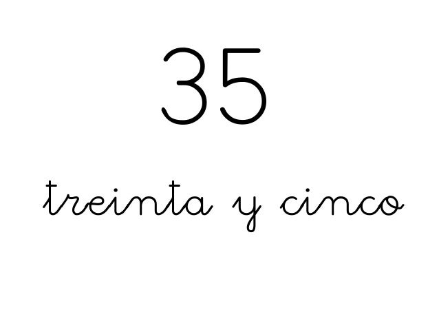 Escritura números 1º 1 49