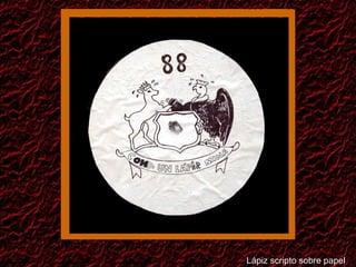 Lápiz scripto sobre papel  