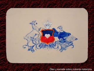 Óleo y esmalte sobre cubierta melamina 