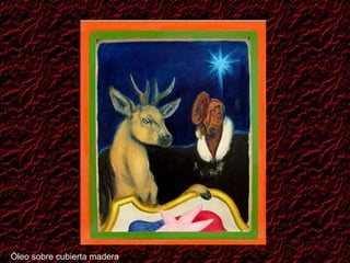 Óleo sobre cubierta madera 