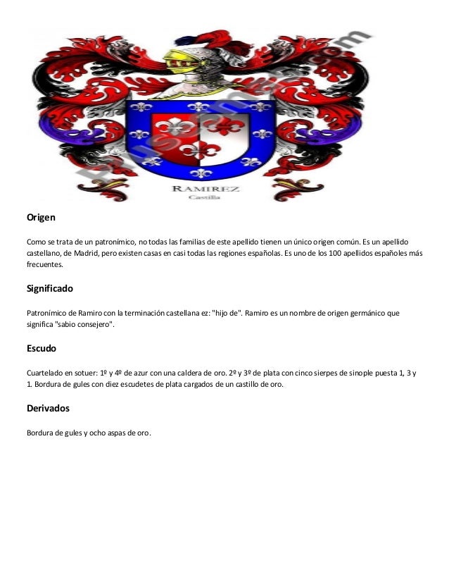 Escudo de ramirez
