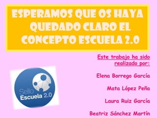 Familia y Escuela 2.0Propicia un ambiente familiar de confianza y respeto en el uso de estas herramientas usando Internet de forma responsable.