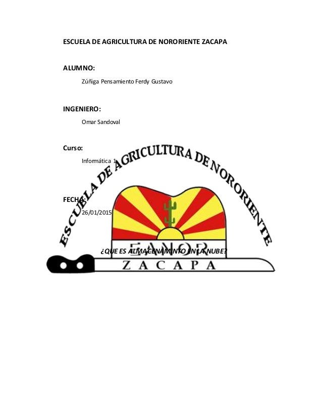 Escuela de agricultura de nororiente zacapa