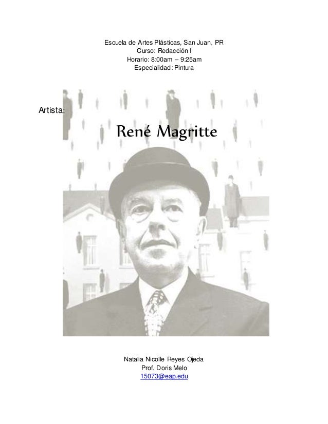 René Magritte, figura surrealista del s. XX - Cultura Inquieta