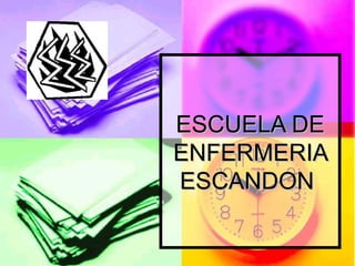 ESCUELA DE ENFERMERIA ESCANDON  