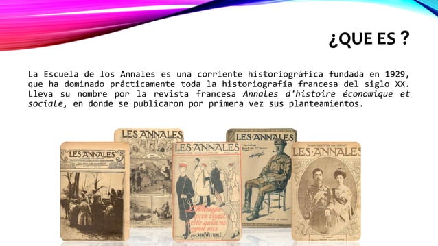 Escuela de los annales PPT