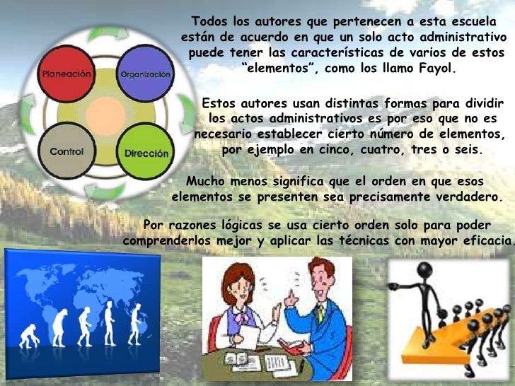 Escuela del proceso administrativo