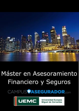 Página
| 1
Máster e
Máster en Asesoramiento
Financiero y Seguros
 