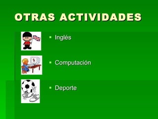JUNTAS CON LOS PADRES DE LOS ALUMNOS Una vez al mes. Conocer a las familias y tener una relación más directa. Conocer la realidad de nuestros alumnos y saber de su evolución en la escuela y en el hogar Compartir preocupaciones. Reflexionar sobre la educación de los hijos Dar consejos para una mejor educación Capsulas pedagógicas 