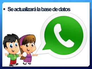  Seactualizarálabasededatos
 