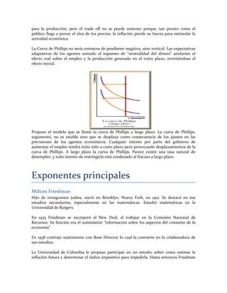 Escuela  Monetarista