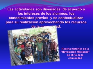 Escuela multigrado trabajando con la RIEB-09