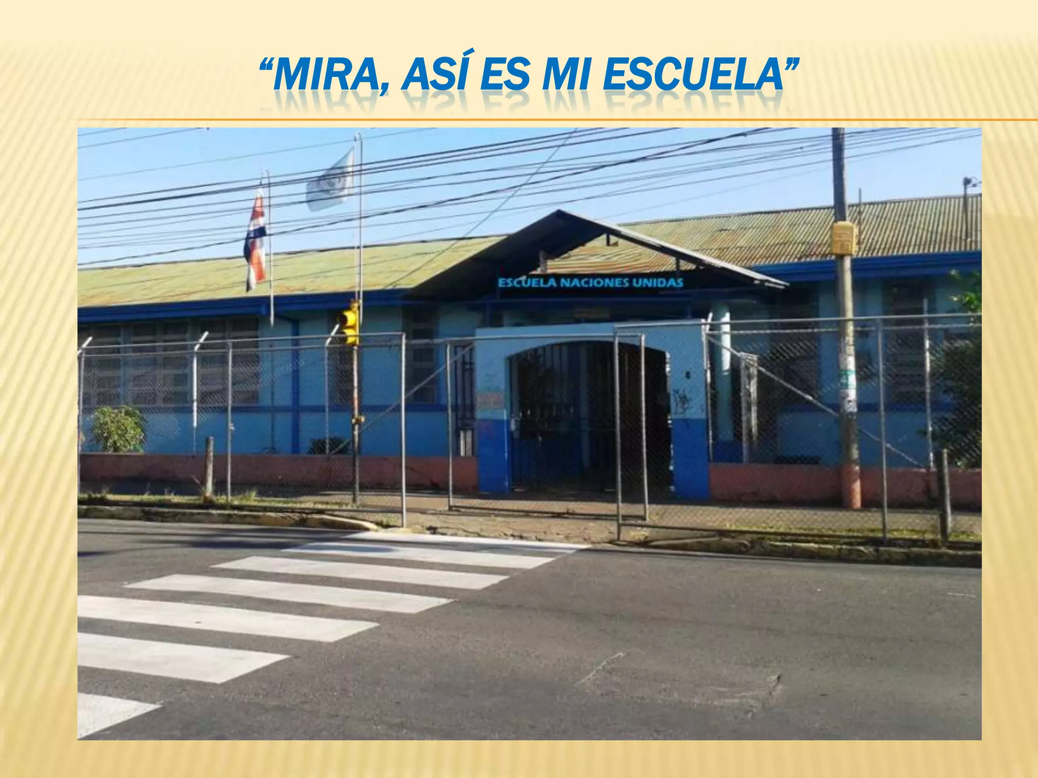 Escuela Naciones Unidas, registro visual difundido por la comunidad educativa.