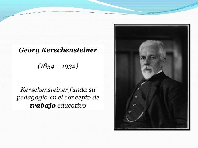 Resultado de imagen para George Kerschensteiner