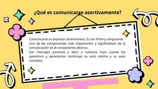 escuela padres comunicación presentacion para padres | PPTX