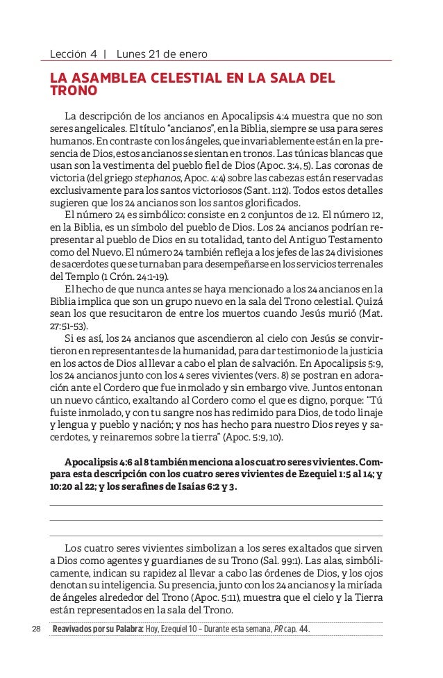 Lección De Escuela Sabática Primer Trimestre 2019 El Libro - 