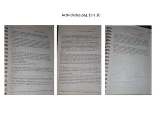 Actividades pag 19 a 20
 