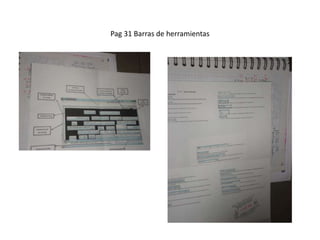 Pag 31 Barras de herramientas
 
