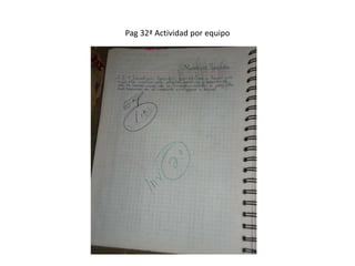 Pag 32ª Actividad por equipo
 