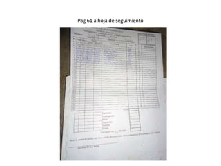 Pag 61 a hoja de seguimiento
 