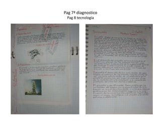 Pag 7ª diagnostico
Pag 8 tecnología
 