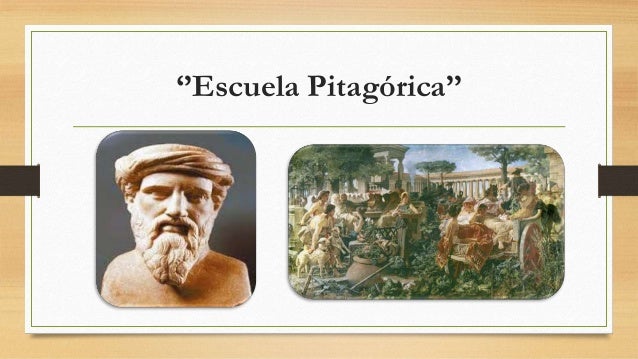 Escuelas presocraticas