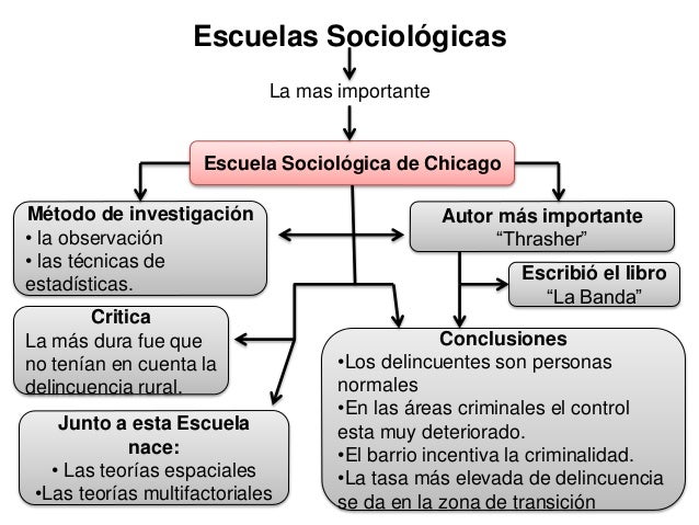 Escuelas sociologicas